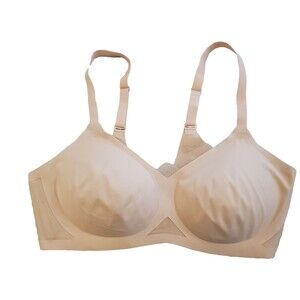 Honeylove Cross Over Wire-Free Bra Nude Size Large